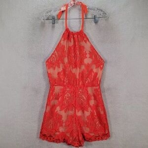 Aqua Lace Romper (NWT)